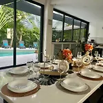 Luxury Villa In Playa Del Carmen Breakfast Shuttle Included! Private Pool Garden Private Area 5 Min 5Ta Beach 22 Pax